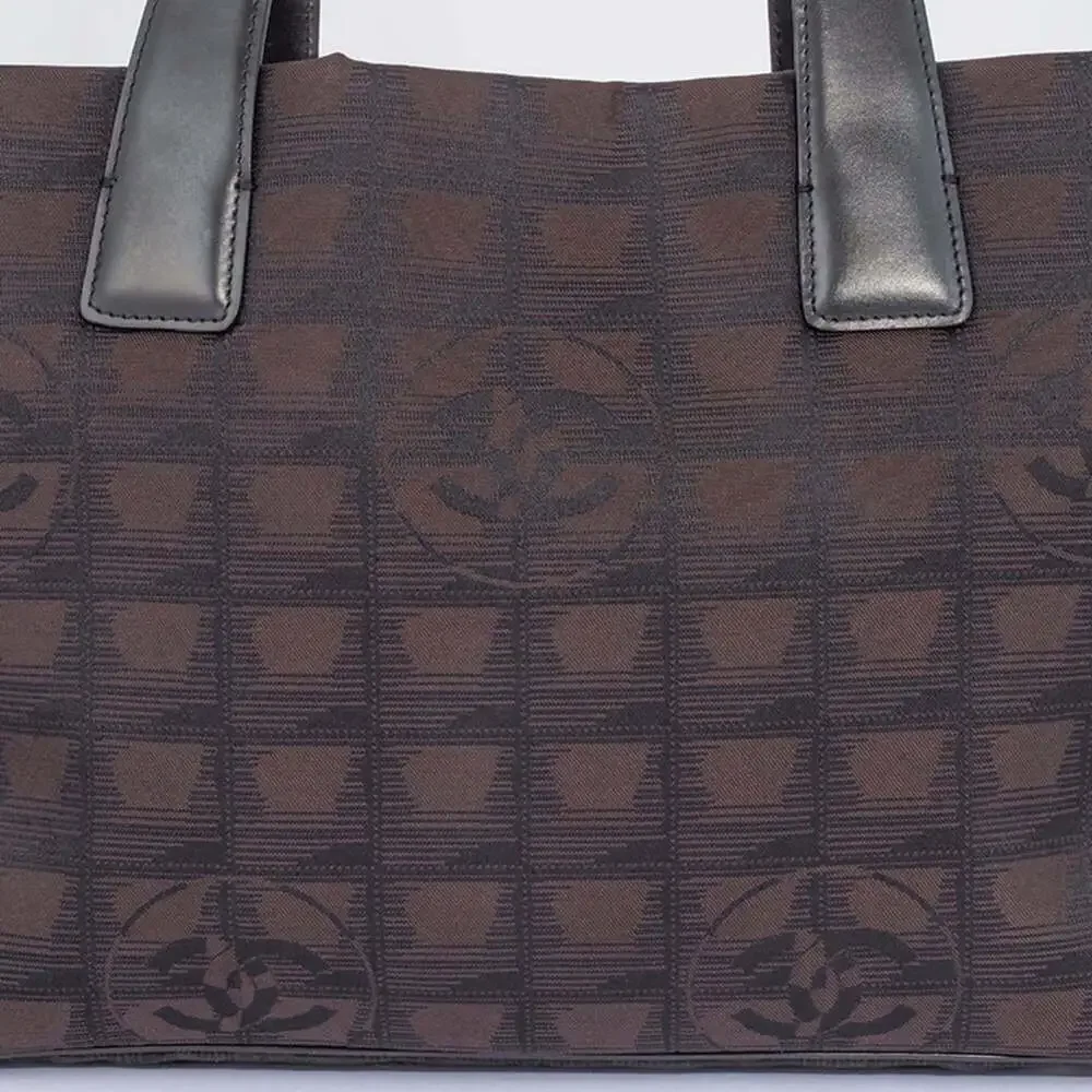 CHANEL Brown Leather Tote Bag
